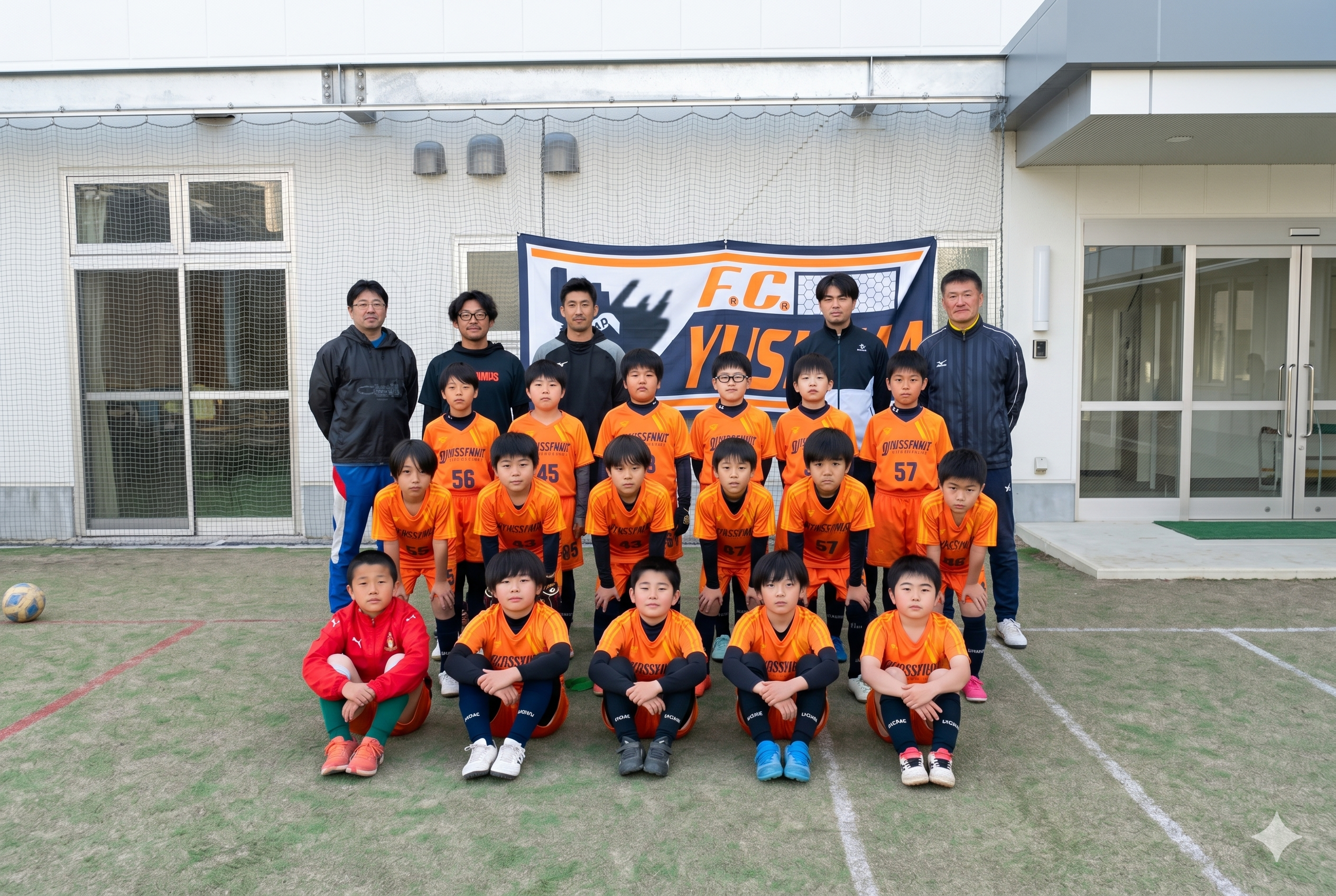 湯島小サッカークラブの集合写真